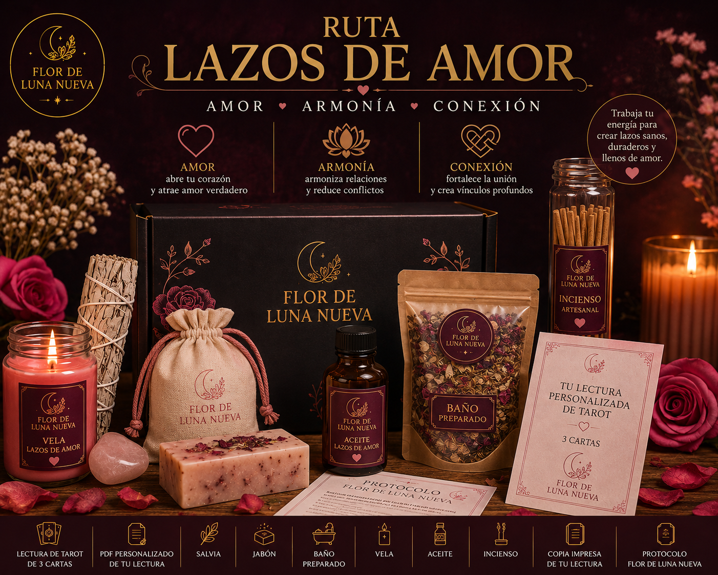 Ruta Lazos de Amor | Amor · Armonía · Conexión